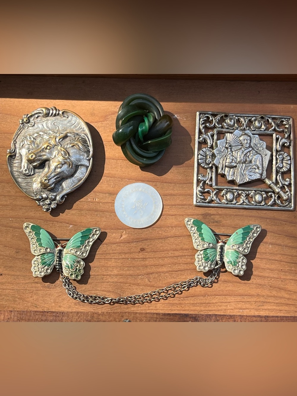 Antique Jewelry Parts Repair Repurpose Chinese Export